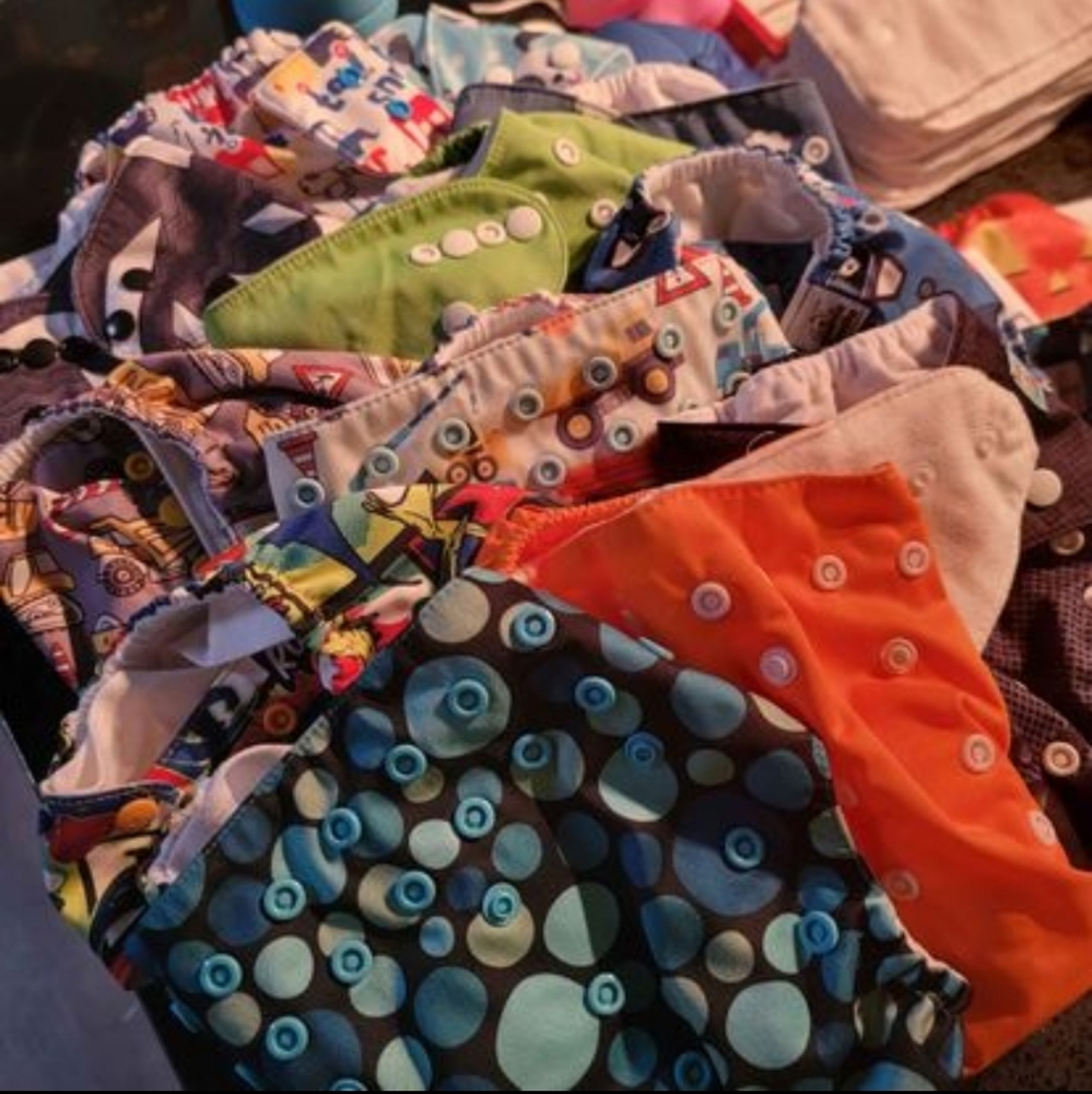 Lot of 22 Reusable Diapers